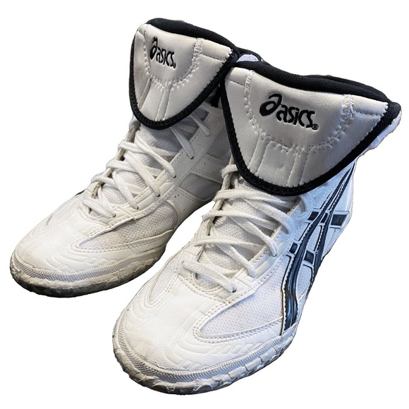Asics Shoes Asics Fuerte White Wrestling Shoes Poshmark